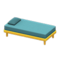 Simple Bed (Yellow - Light Blue) NH Icon.png