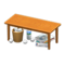 Sloppy Table (Natural Wood - Fashion) NH Icon.png