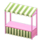 Stall (Pink - Green Stripes) NH Icon.png
