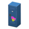 Upright Locker (Blue - Notes) NH Icon.png