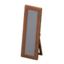 Wooden Full-Length Mirror (Dark Wood)