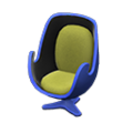 Artsy Chair (Blue - Moss Green) NH Icon.png