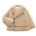 Biker jacket's Beige variant