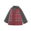 Checkered Sweater Vest (Berry Red) NH Storage Icon.png