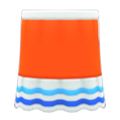 Colorful Skirt (Orange) NH Icon.png