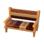 Modern wood sofa