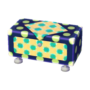 Polka-Dot Dresser (Grape Violet - Melon Float) NL Model.png