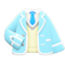 School Uniform with Necktie (Light Blue) NH Icon.png