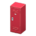 Upright locker's Red variant