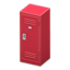 Upright Locker (Red - None)