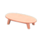 Wooden Low Table (Pink Wood) NH Icon.png