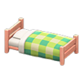 Wooden Simple Bed (New Horizons) - Animal Crossing Wiki - Nookipedia