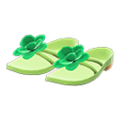 Flower Sandals (Green) NH Storage Icon.png