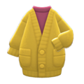 Long Chenille Cardigan (Mustard) NH Icon.png