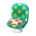 Polka-dot chair's Melon float variant