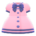 Sailor-collar dress's Pink variant