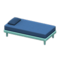 Simple Bed (Blue - Blue) NH Icon.png