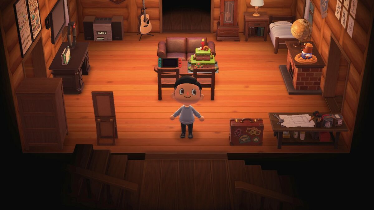 Blue Hair Furniture in Animal Crossing: New Horizons - wide 2