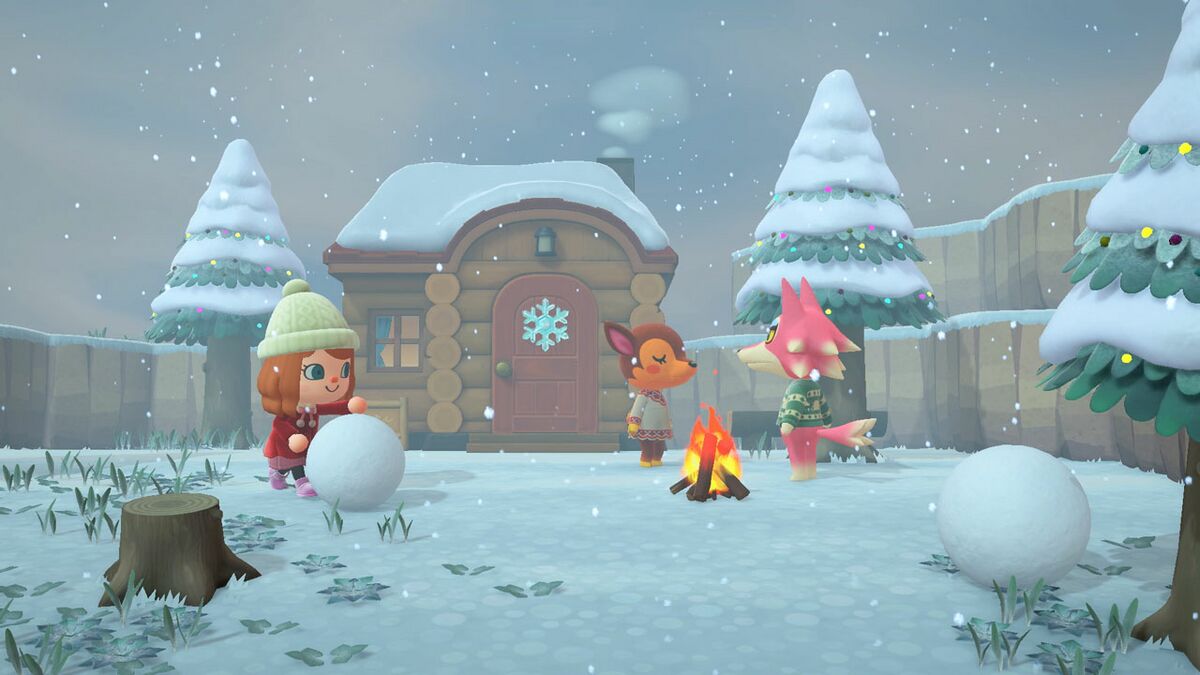 File:NH Making Snowboy.jpg - Animal Crossing Wiki - Nookipedia