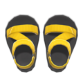 Outdoor Sandals (Yellow) NH Icon.png