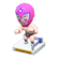 Throwback wrestling figure's Pink variant