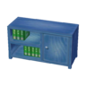 Blue bookcase