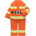 Firefighter uniform's Flame orange variant