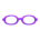 Oval Glasses's Purple variant