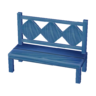 Blue bench