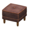 Boxy Stool (Brown) NH Icon.png