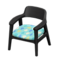 Nordic Chair (Black - Raindrops) NH Icon.png