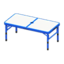 Outdoor Table (Blue - White)