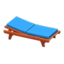 Poolside Bed (Brown - Blue)