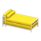 Cool Bed (White - Yellow) NH Icon.png