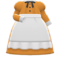 Full-Length Maid Gown (Orange) NH Icon.png