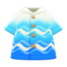 blue hotel aloha shirt