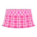 Checkered School Skirt (Pink) NH Icon.png