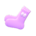 Pom-pom socks's Purple variant