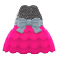 Bubble-Skirt Party Dress (Pink) NH Icon.png