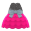 bubble-skirt party dress