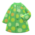 Dotted Raincoat (Green) NH Icon.png