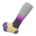 Layered socks's Purple variant