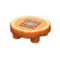 Log Round Table (Orange Wood - Southwestern Flair) NH Icon.png