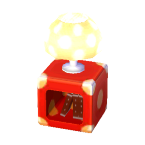 Polka-Dot Lamp (Red and White - Caramel Beige) NL Model.png