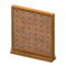 Short Simple Panel (Brown - Pegboard) NH Icon.png