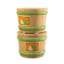 stacked senmaizuke barrels