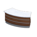 Arched Reception Counter (White & Brown) NH Icon.png