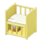 Baby Bed (Yellow - Plain White) NH Icon.png