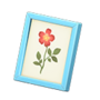 Framed Photo (Blue - Pressed Flower) NH Icon.png