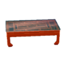 glass-top table